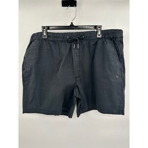 Men's Black Drawstring Casual Shorts